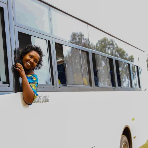 Rwanda. Refugees from Kiziba camp prepare for resettlement to Norway
