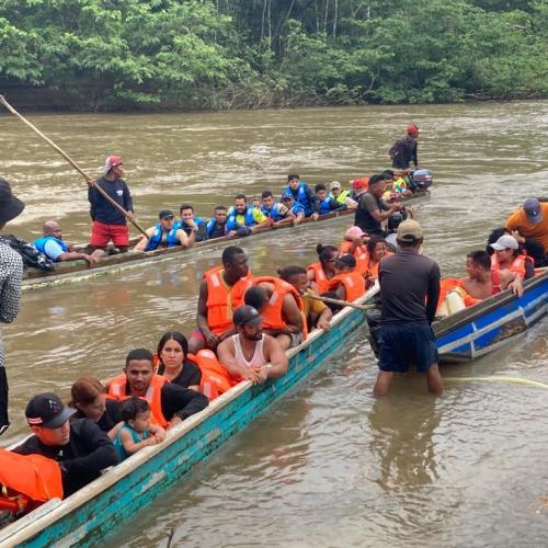 Panama. Unprecedent number of refugees and migrants crossing the Darien Gap in search for safety, protection, and better opportunities.