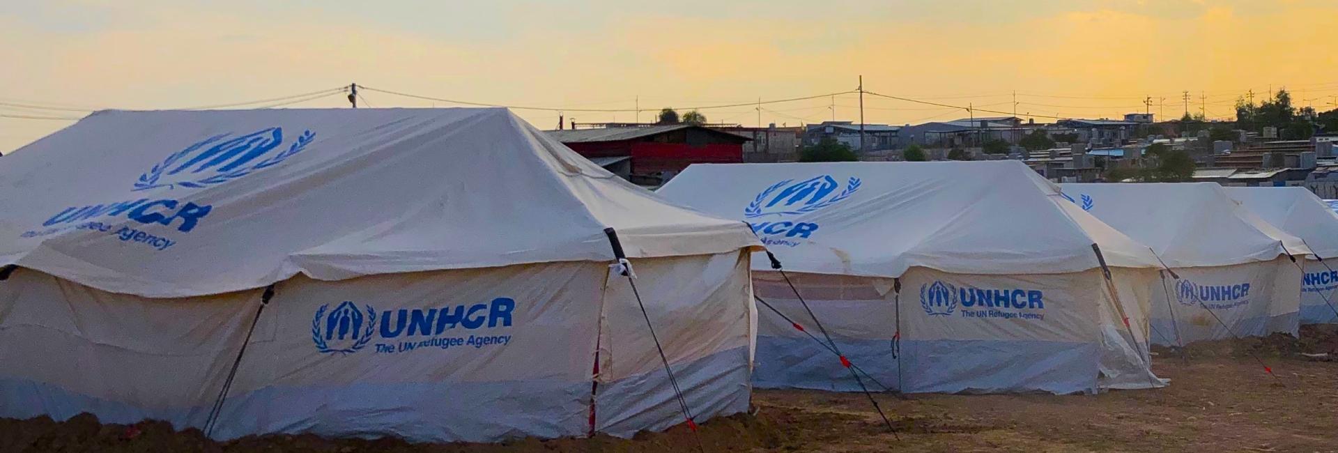 Transite site at Gawilan refugee camp